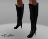 CALF HIGH LEATHER BOOTS