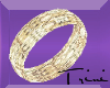 !T! Gold Bangle Right
