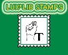 Sign Language T Stamp