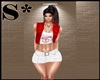 S* RED DENİM VEST F