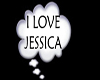 I Love Jessica Head Sign