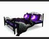 Metal bed purple