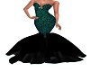 Green Fish Tail Gown RL