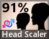 Head Scaler 91% F A