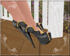 Black Gold Camo heels