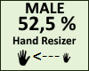 Hand Scaler 52,5% Male