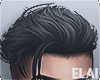 E. Tan hair black