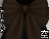 空 Hair Bow Brown 空