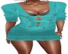 TEAL STRAPED FRONT
