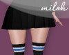 [M] Skirt+long socks-F
