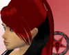 Red black deevious hair