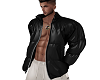 shirtless puff jacket