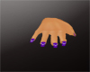Purple Phoenix Nails