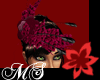 MS burgundy ribbon hat