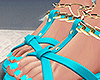 Marina Aqua Sandals