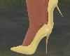 A~ P Gold Anna Pump