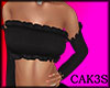 blk ruffle