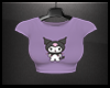 Kuromi Crop Top