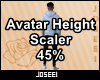 Avatar Height Scale 45%
