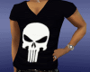 Black Punisher tee shirt