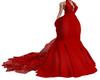 BR X-mas Long Gown Red