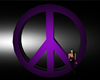 Purple/Black Peace Sign