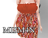 M| Orange Dress