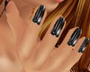 iF! black dainty nails