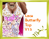 Lace Butterfly Top V13