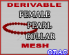 Fem Pearl Collar Mesh
