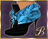 Burlesque shoe in blue