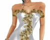 $ Xmas gold dress