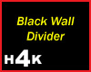 H4K Plain Black Divider