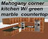 Mahogany Corner Kitchen