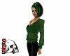 *S* Lace Sweater Green