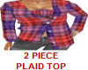 2 Piece Plaid Top