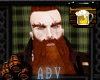Goth auburn long beard