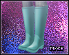 M:: Rubber Boots - Teal