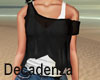 !D! Double layer top b/w