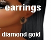 Diamond Earrings Gold