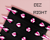 !!D Ankle Spike Hot Pink