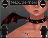 !HS! Bat Collar Scarlet