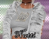Silver fur vest