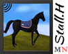 Stall Horse Animat Black