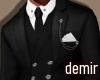 [D] Velvet black suit