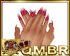 QMBR Nails Dk Rose D