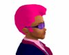 pink quiff 50's style