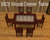 [BD] Wood Dinner Table