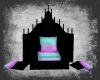 Teal & Purple Throne