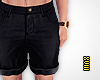 ! M' Black Shorts